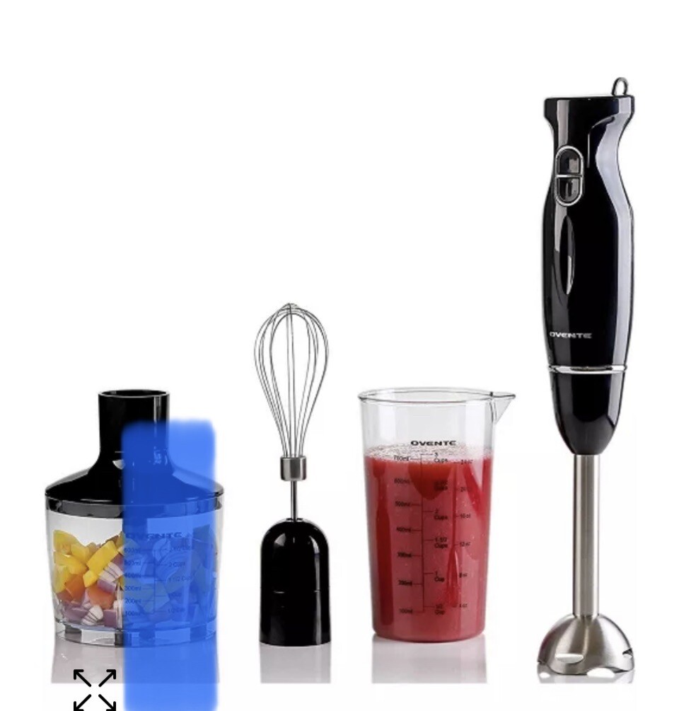 OVENTE MULTI PURPOSE HAND BLENDER NEW BLACK code H5565B