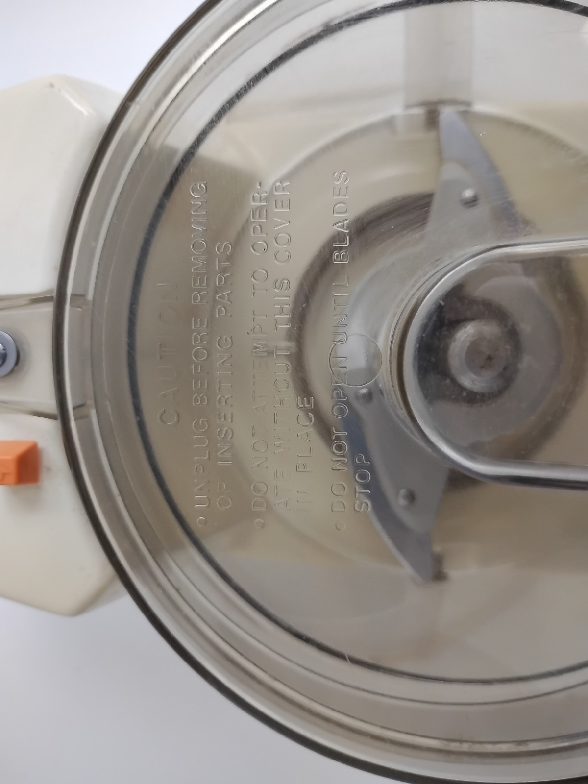 Vintage Black & Decker D1FP1D Full Capacity Food Processor Beige TESTED WORKS