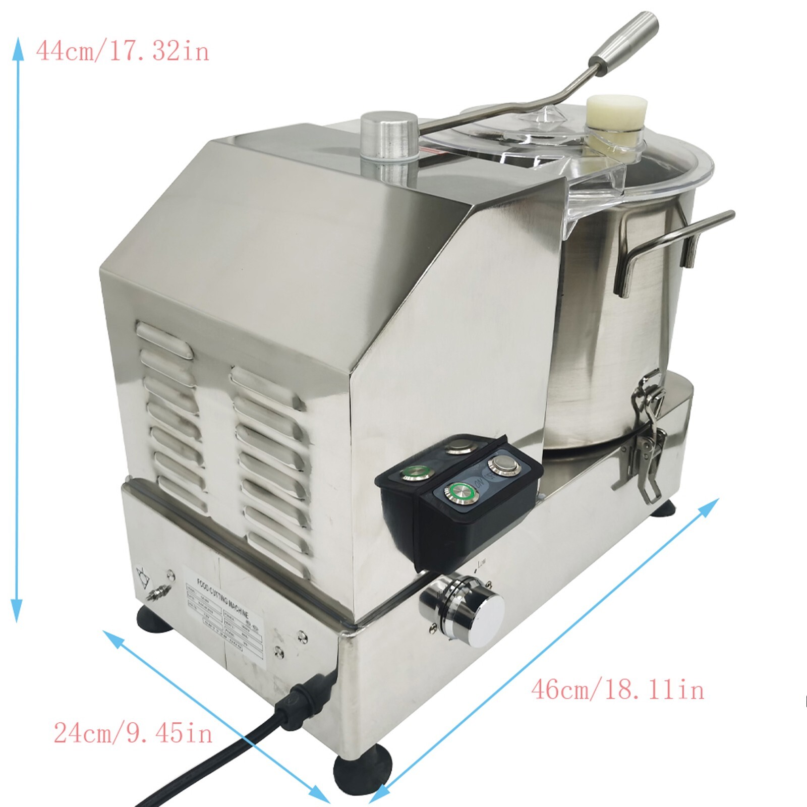 110V 9L Meat and Vegetable Blender Electric Food Shredder Food Processer Chopper