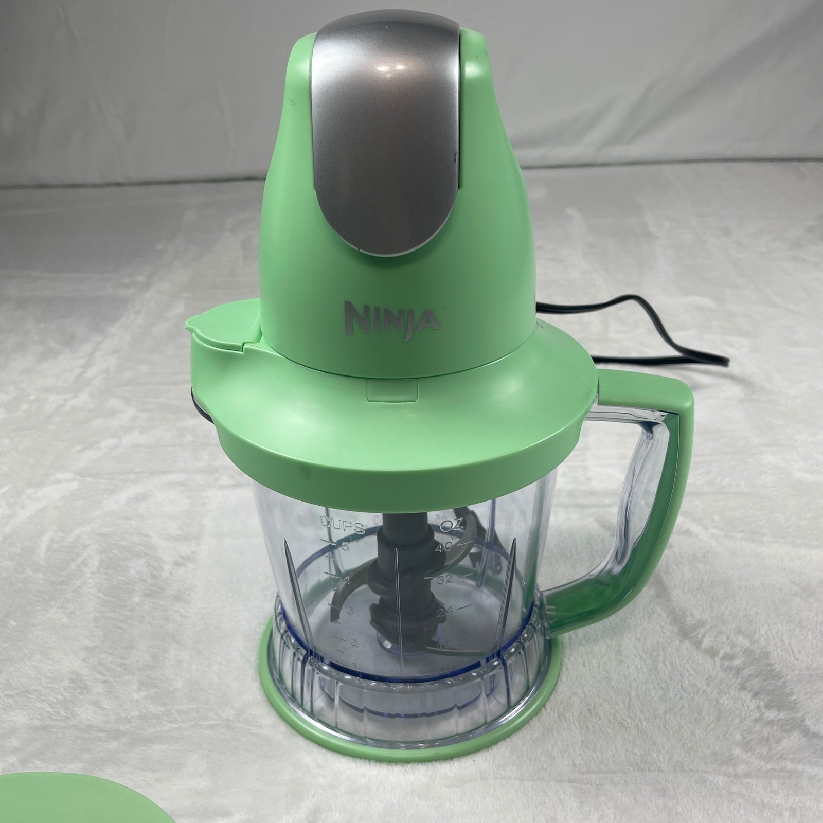 Ninja Master Prep 40oz Food Processor Blender Mint Green QB900B 4-Blade Chopper