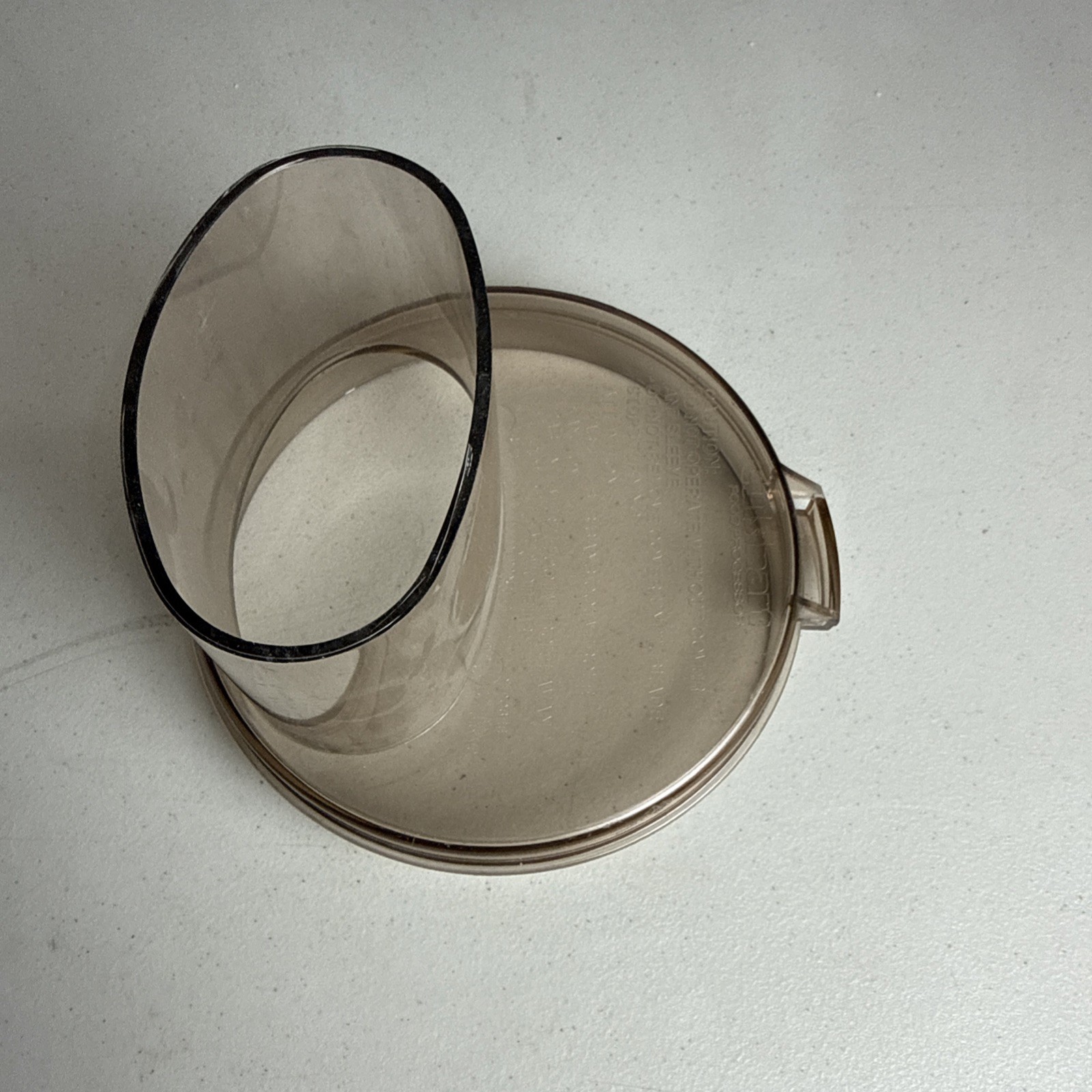 Cuisinart DLC-10C Food Processor Lid DLC-117B Amber Replacement Lid ONLY