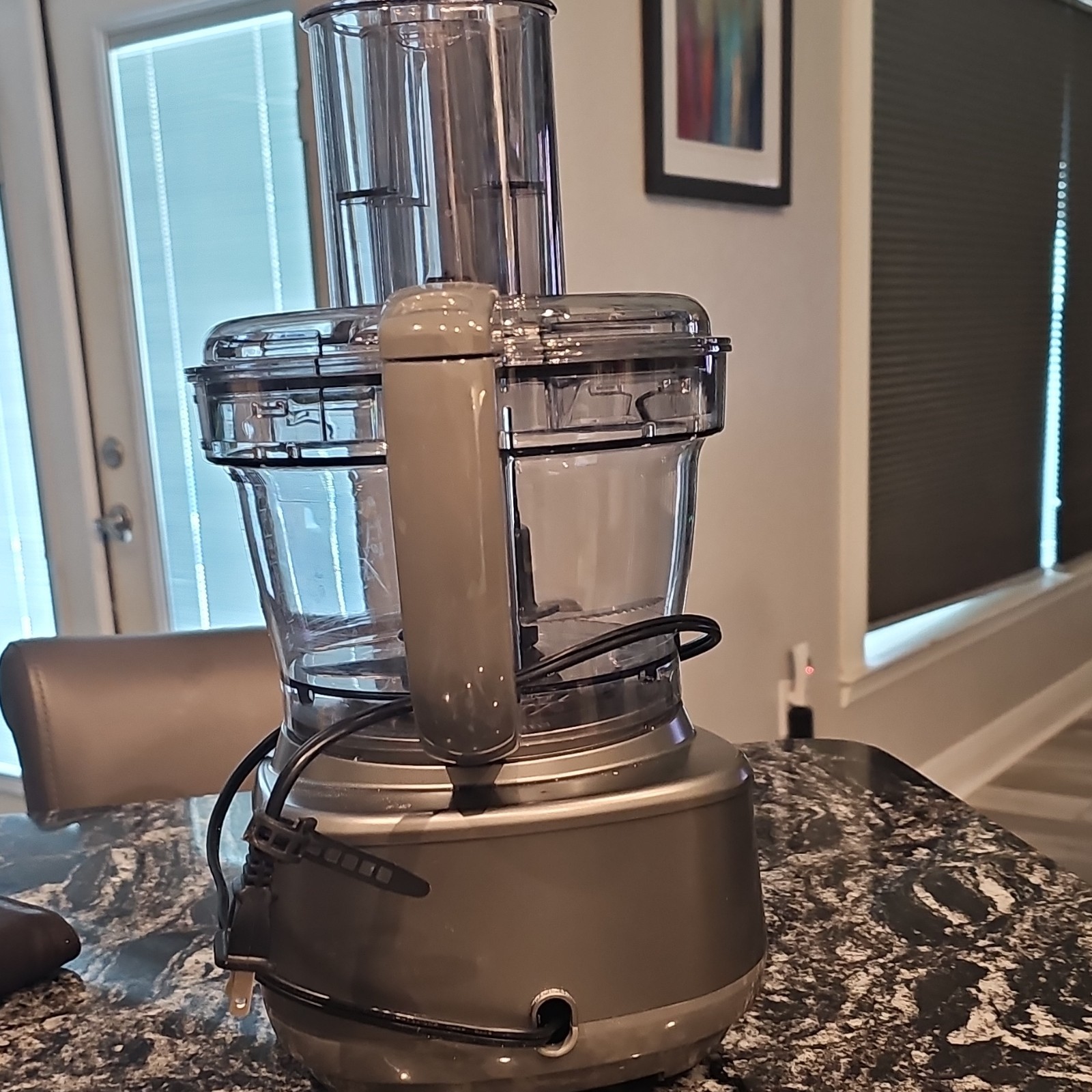 Cuisinart 7-Cup Food Processor 500W 120V Silver Brushed Pulse w/ Bowl