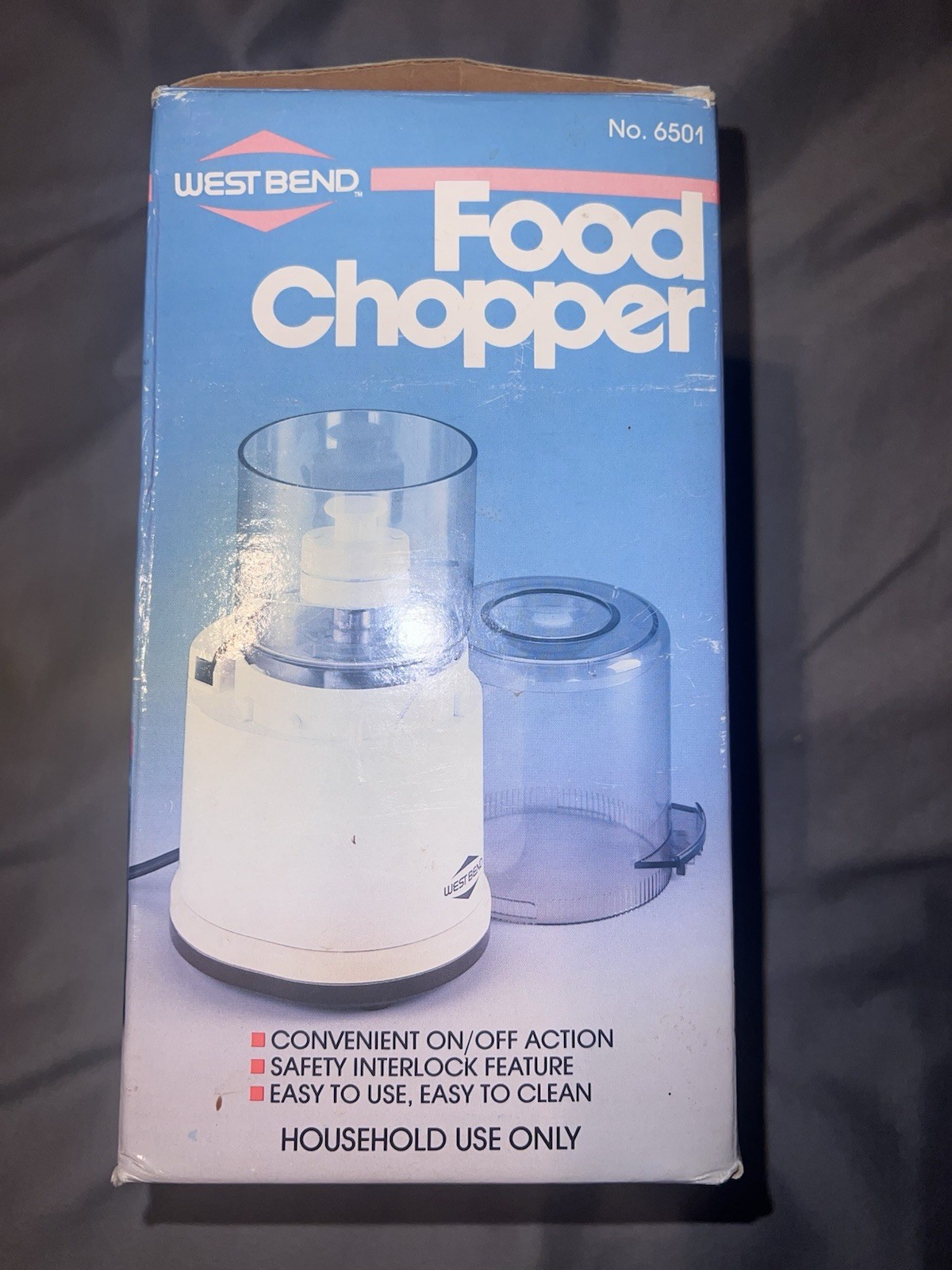 West Bend Mini Food Chopper Vintage Kitchen Appliance Food Processor
