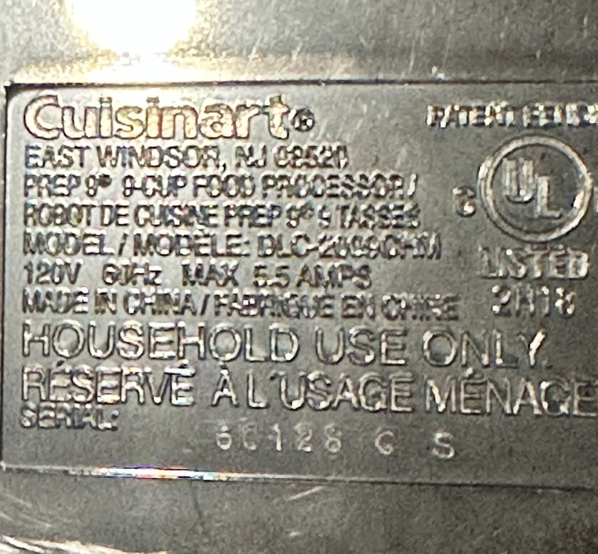 Cuisinart Prep 9 Cup Food Processor Brushed Stainless Finish DLC-2009CHM