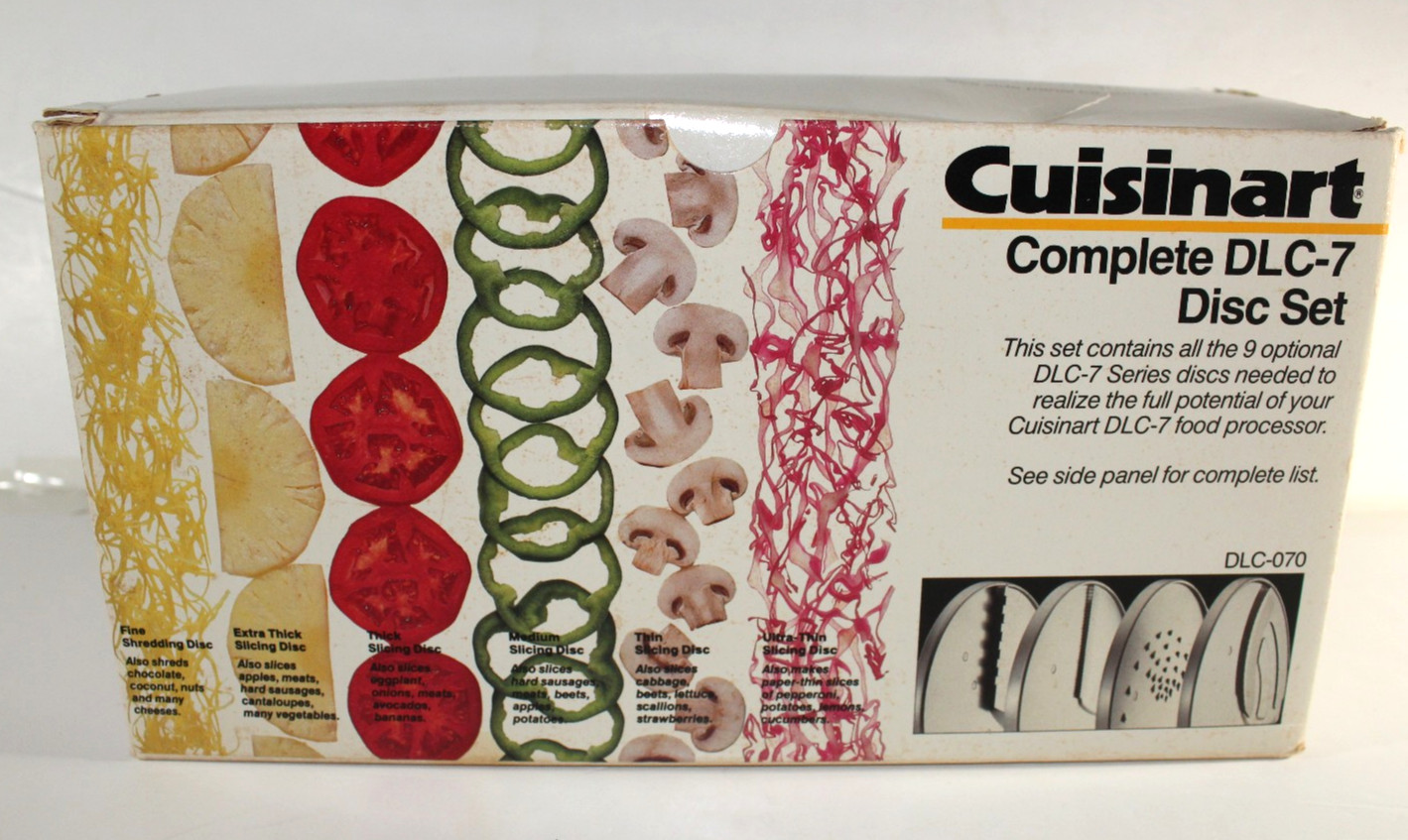 Cuisinart Complete DLC‑7 Disc Set 9 Blades