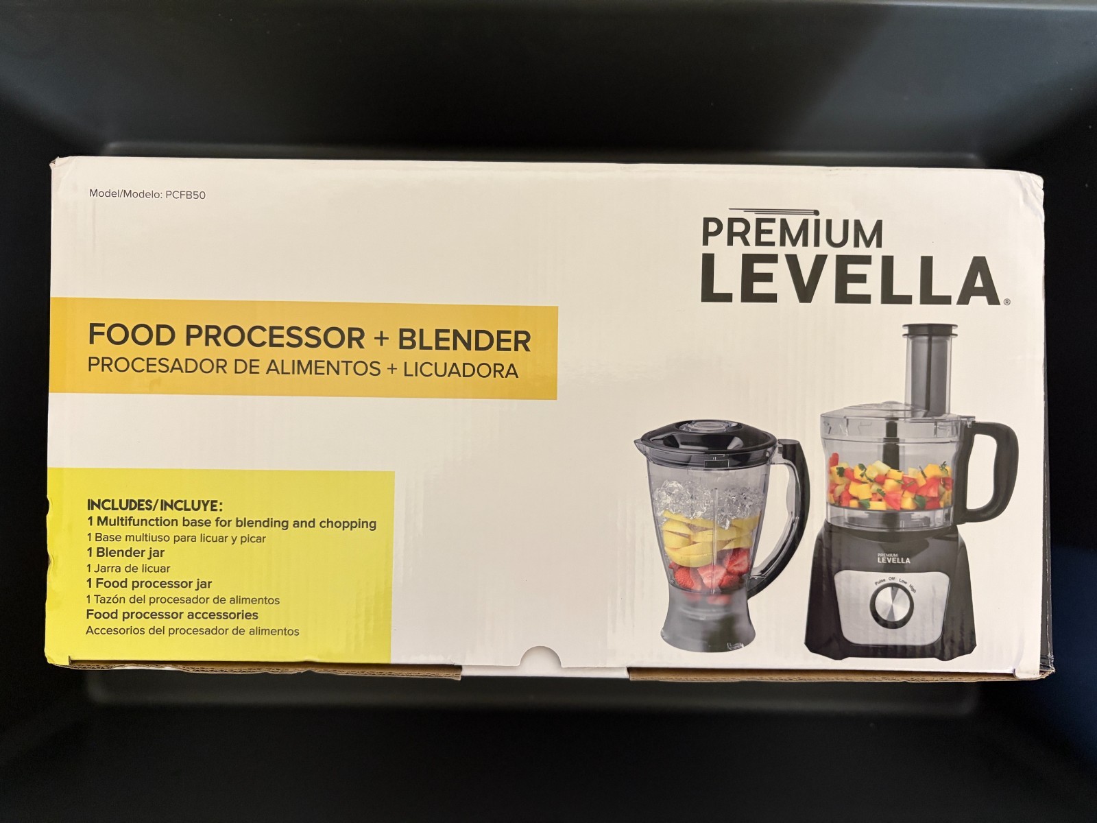 Premium Levella Food Processor Blender Mixer chopper puree grinder NIB