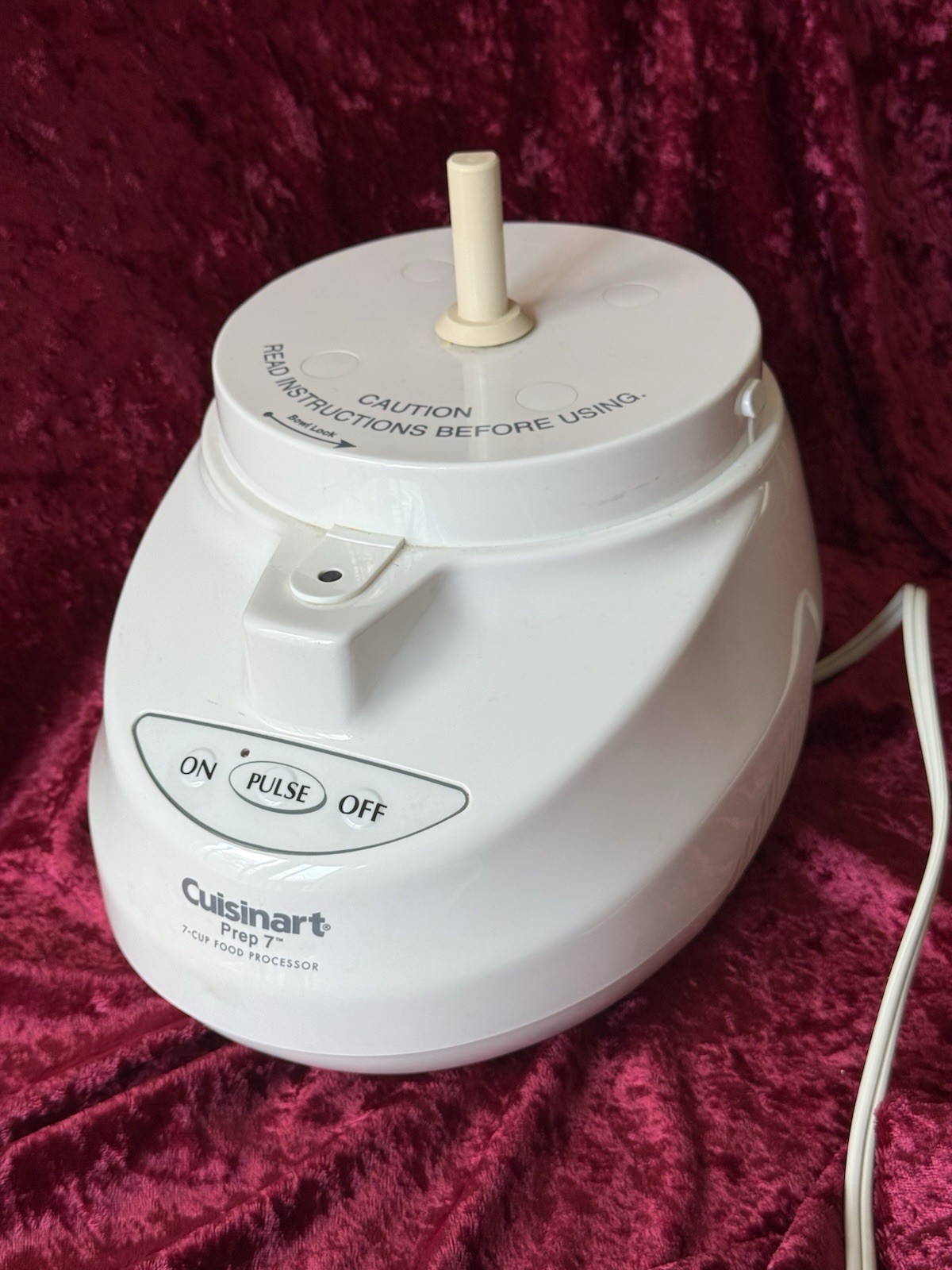 Cuisinart DLC-2007N Prep 7 7-Cup Food Processor Motor Base Unit Only. Tested.