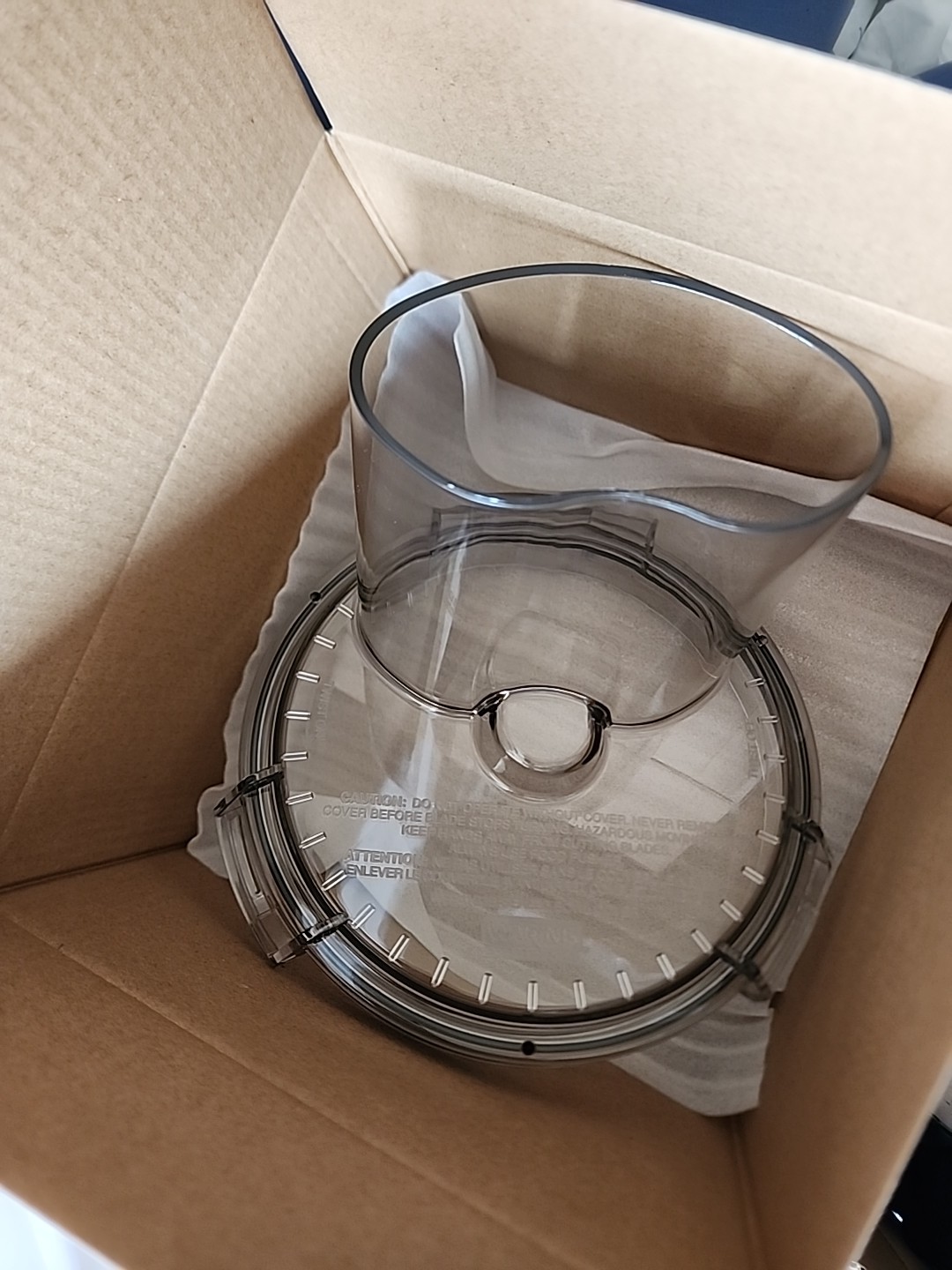 Commercial WFP11S3B Food Processor Sealed Batch Bowl Cover,Clear, 6 x 4.8 x 6…