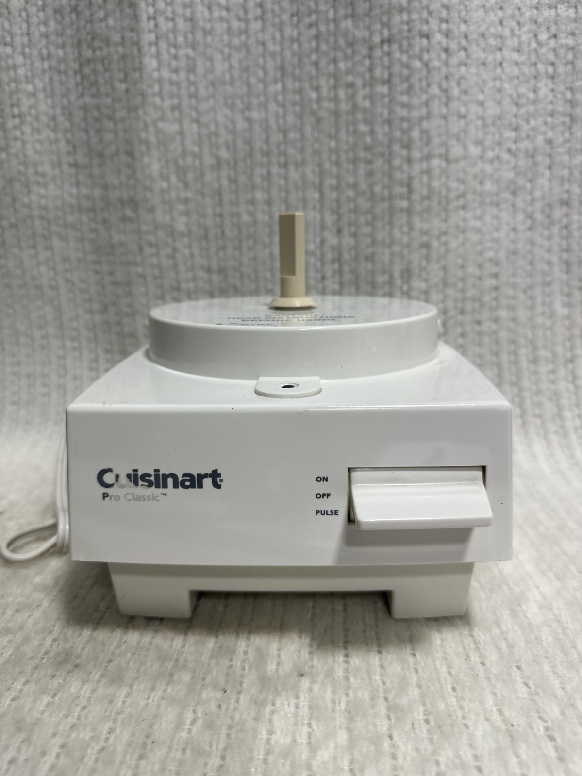 Cuisinart DLC-10SY Pro Classic 7 Cup Food Processor Motor Base Replacement White