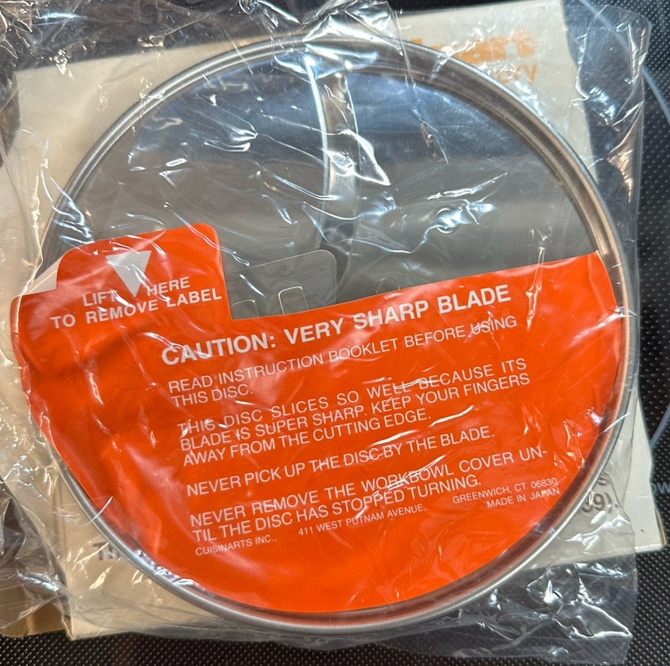 NOS Cuisinart DLC-036 6×6 French Fry-Cut Disc for DLC-7 Series Food Processor