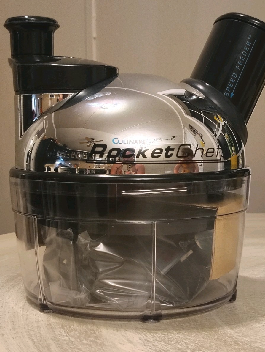 Culinare Rocket Chef Food Processor /Supreme Ice Cream Set BDA 05056 NWOB