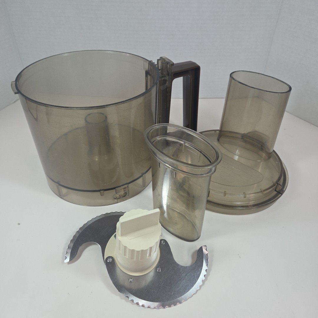 Sunbeam Vista Mixmaster 714-38 Food Processor Bowl, Lid, Pusher, Blade – Replace