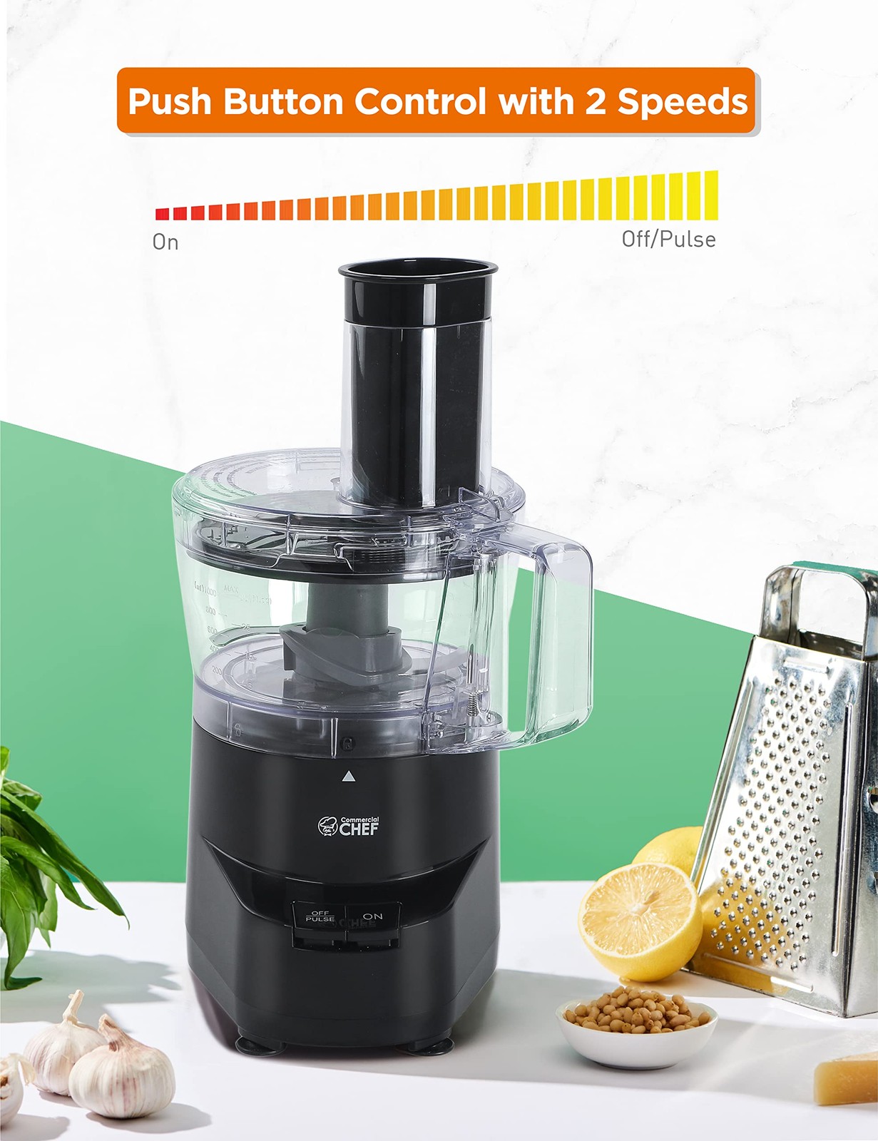 Commercial CHEF CHFP4MB 4-Cup Food Processor
