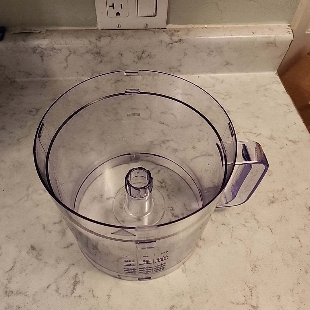 Braun OEM Food Processor Working Bowl 4243 4258 4259 4261 4262 Replacement Part