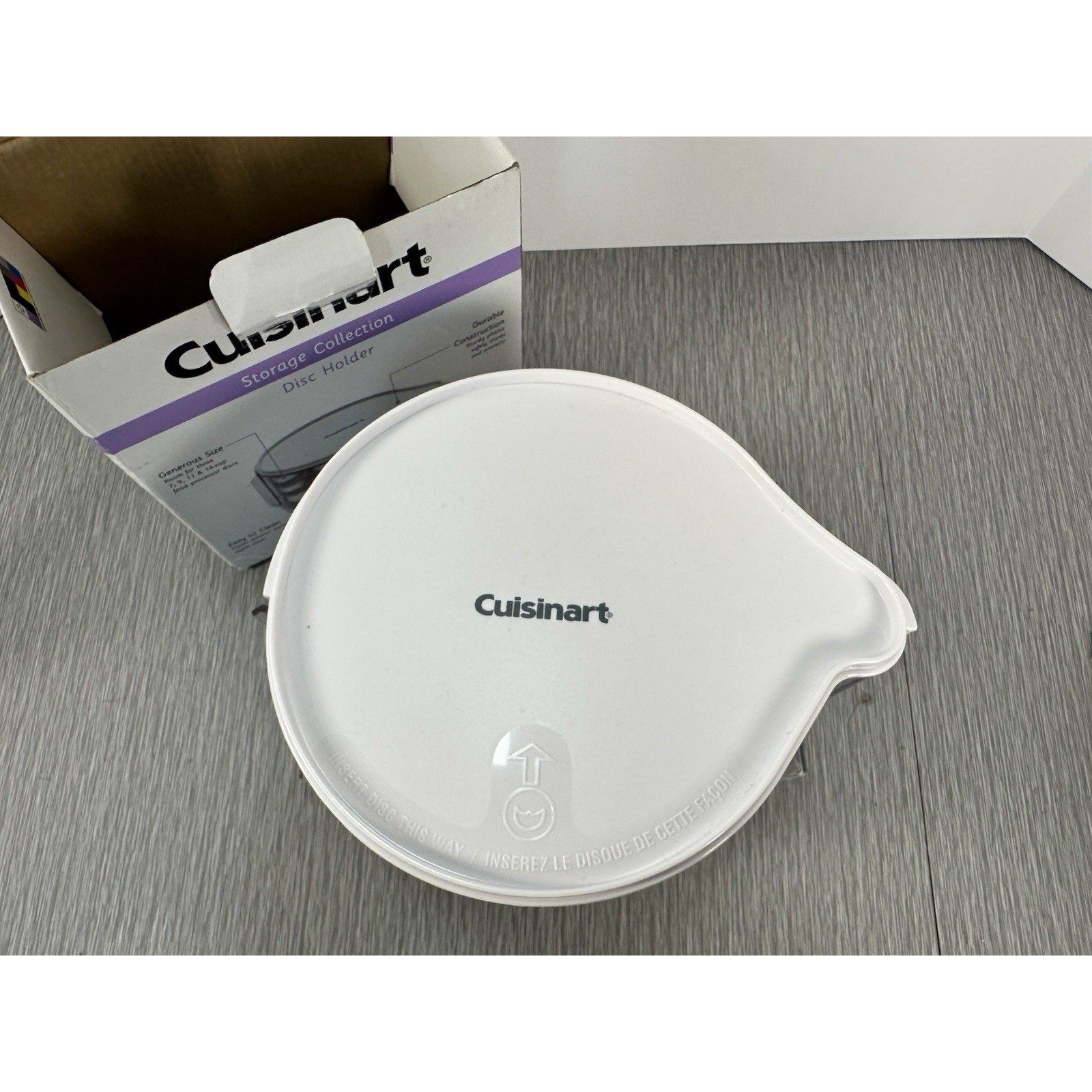 CUISINART Disc Storage HOLDER -Holds Three 7, 9, 11,14 Cup Food Processor DLC-DH