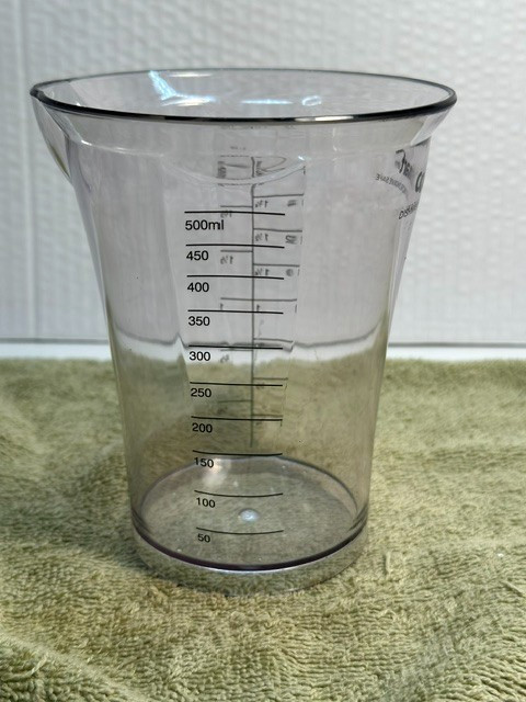 Cuisinart Mixing Cup 16 oz 500 ml 2 Cup Plastic Measuring Cup Replacement