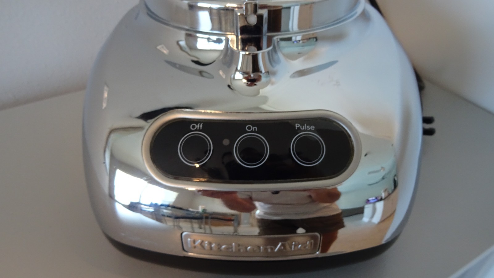KitchenAid Food Processor Chrome KFP750cro Tested Working Base Motor Only