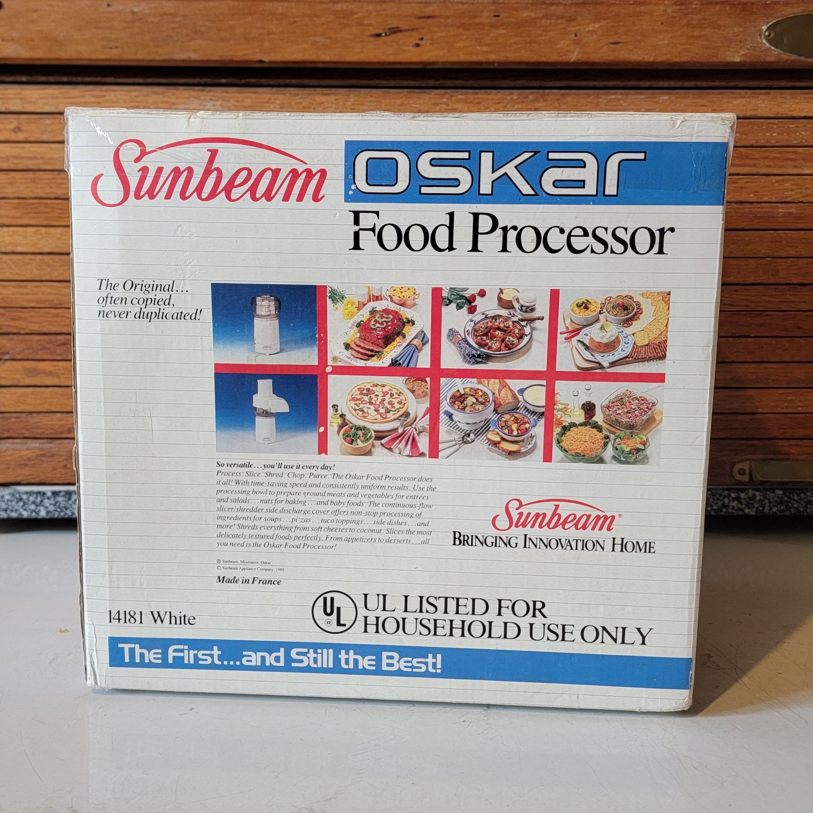 Vintage Sunbeam Oskar Food Processor 14081 Complete With Accessories Works 1986