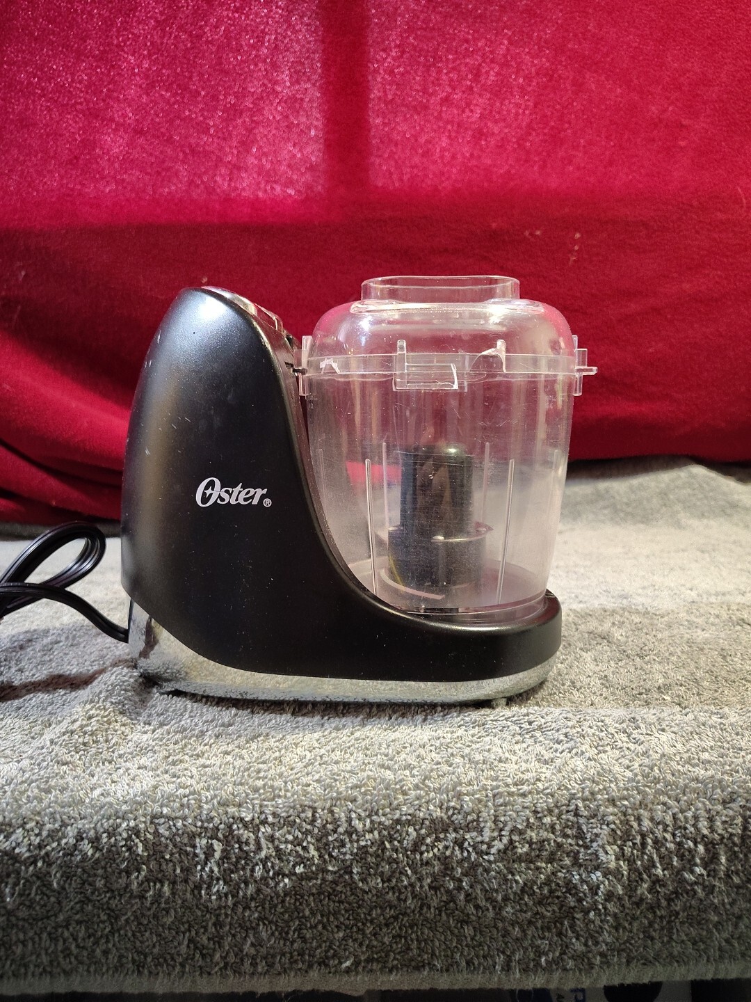 Oster Mini Food Chopper 2 Speed 3 Cups Model FPSTMC3321 Tested Works Appliance