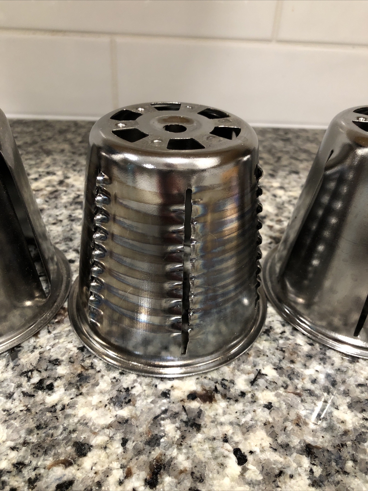 Kitchen Aid Mixer Lot of 4 Slicer Shredder Replacement Attachment Blade Cones