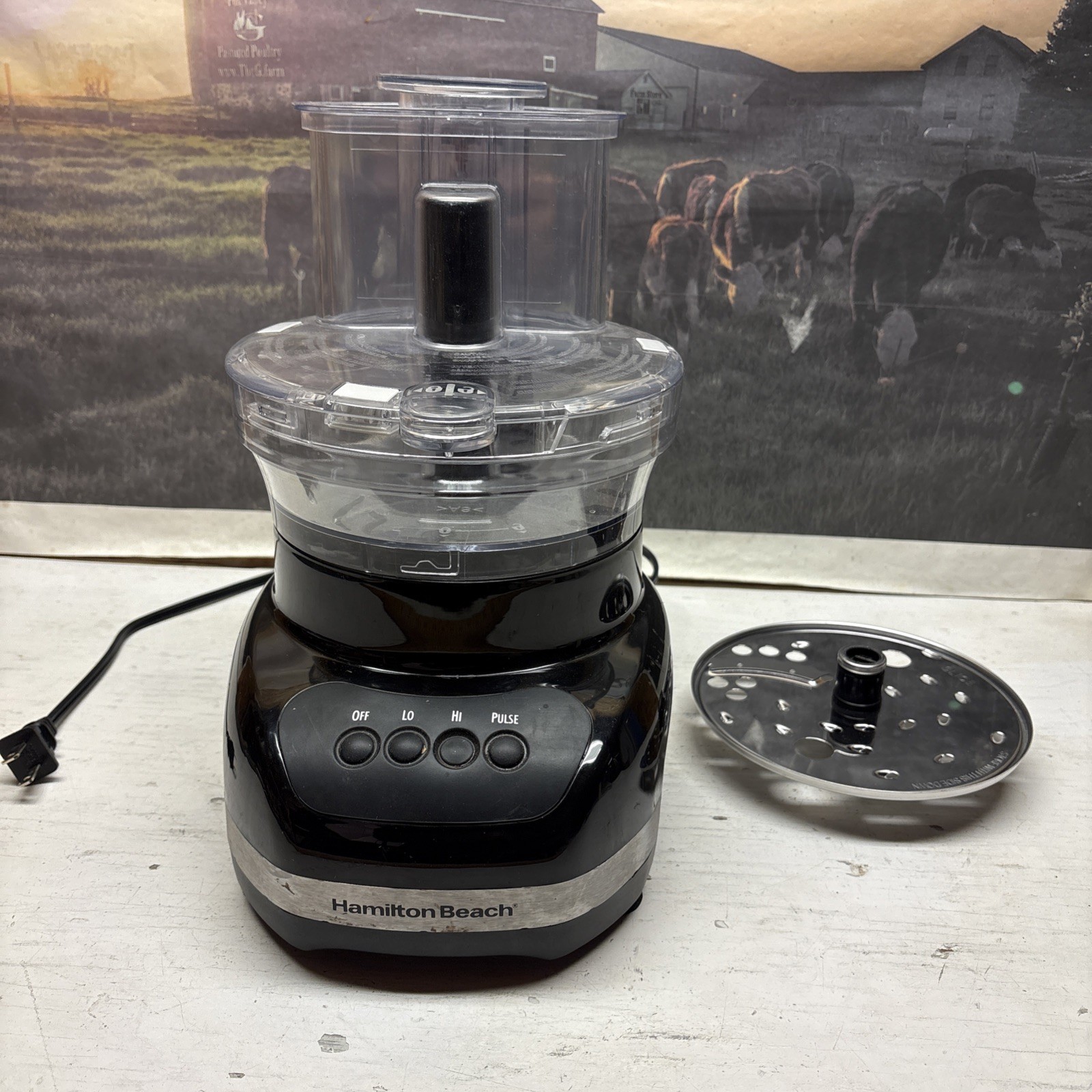 Hamilton Beach Big Mouth Duo Plus 12 Cup Food Processor Model 70580