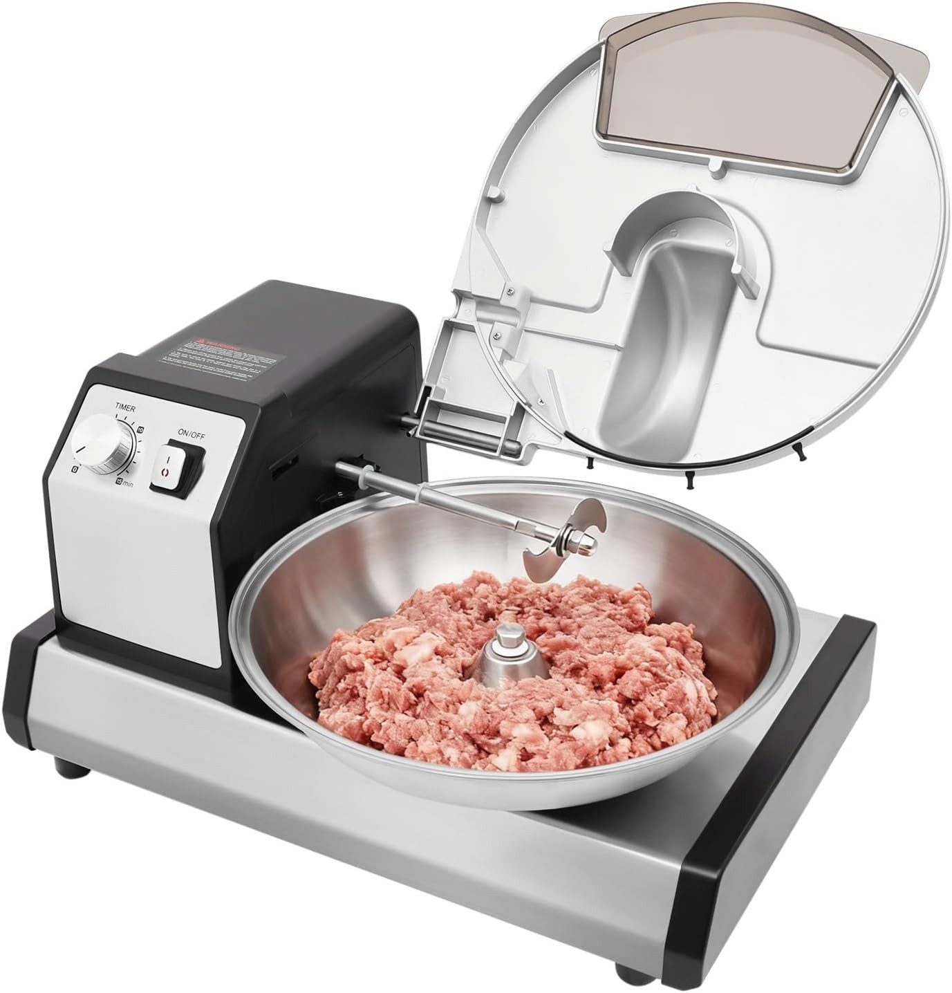 250W Commercial Food Processor Heavy Duty Electric Meat Grinders 1500RPM
