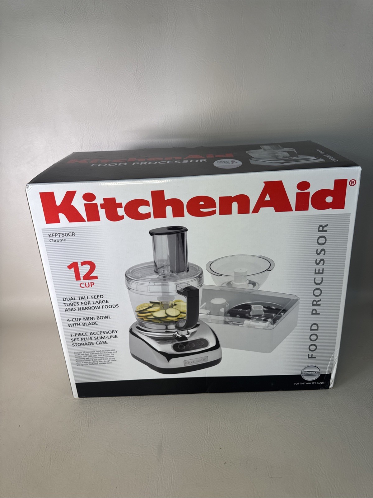 KitchenAid Food Processor KFP750CR Chrome