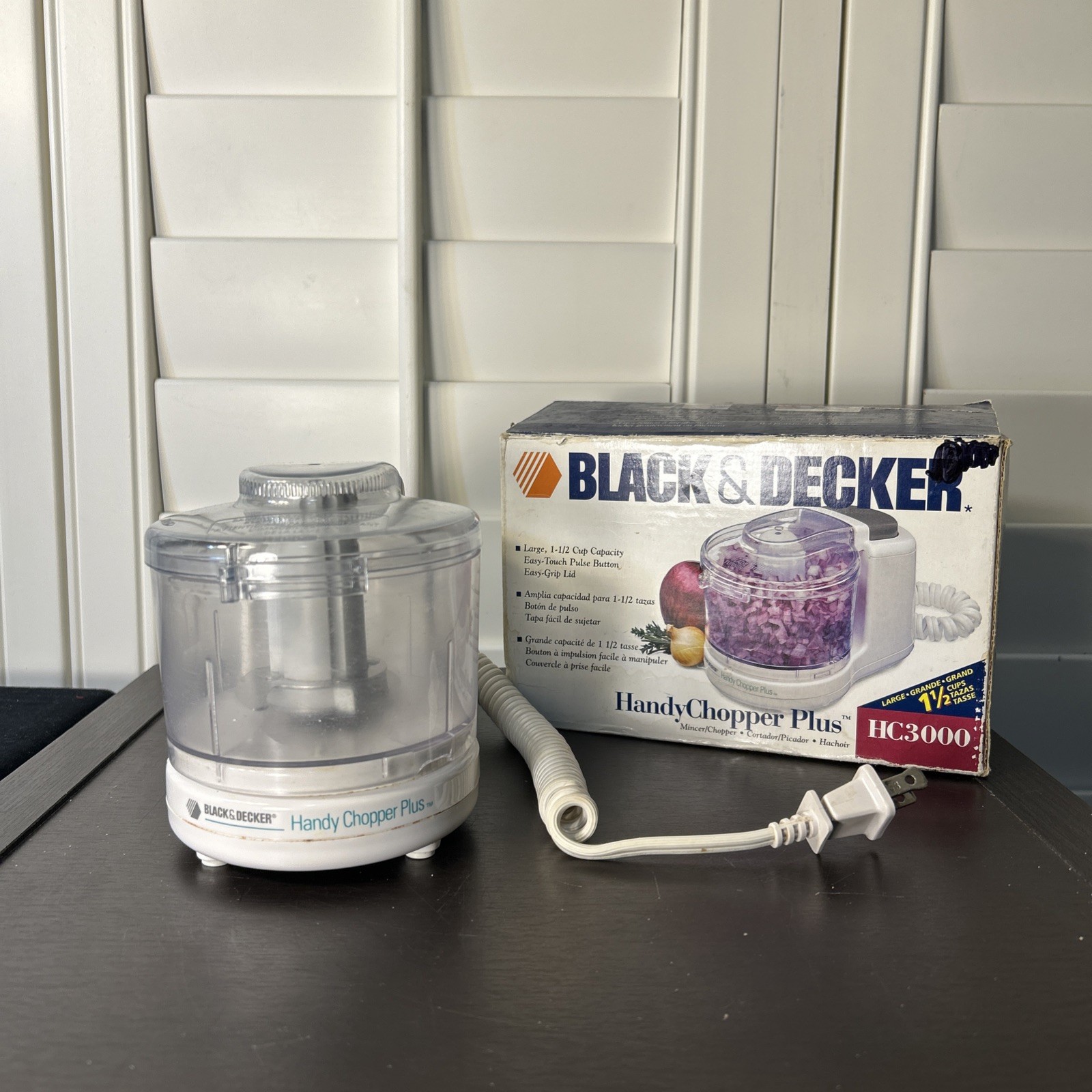 Black & Decker Handy Chopper Plus HC3000 Mini Food Processor Tested Cracked