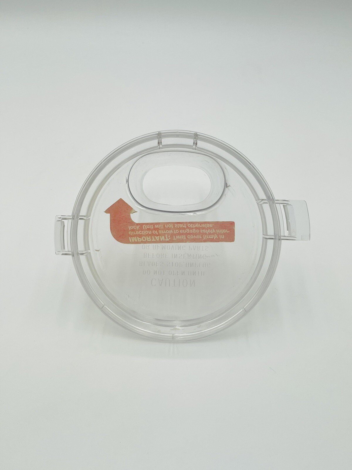 Hamilton Beach Food processor 702-4 Work bowl Top Cover only Replacement Part