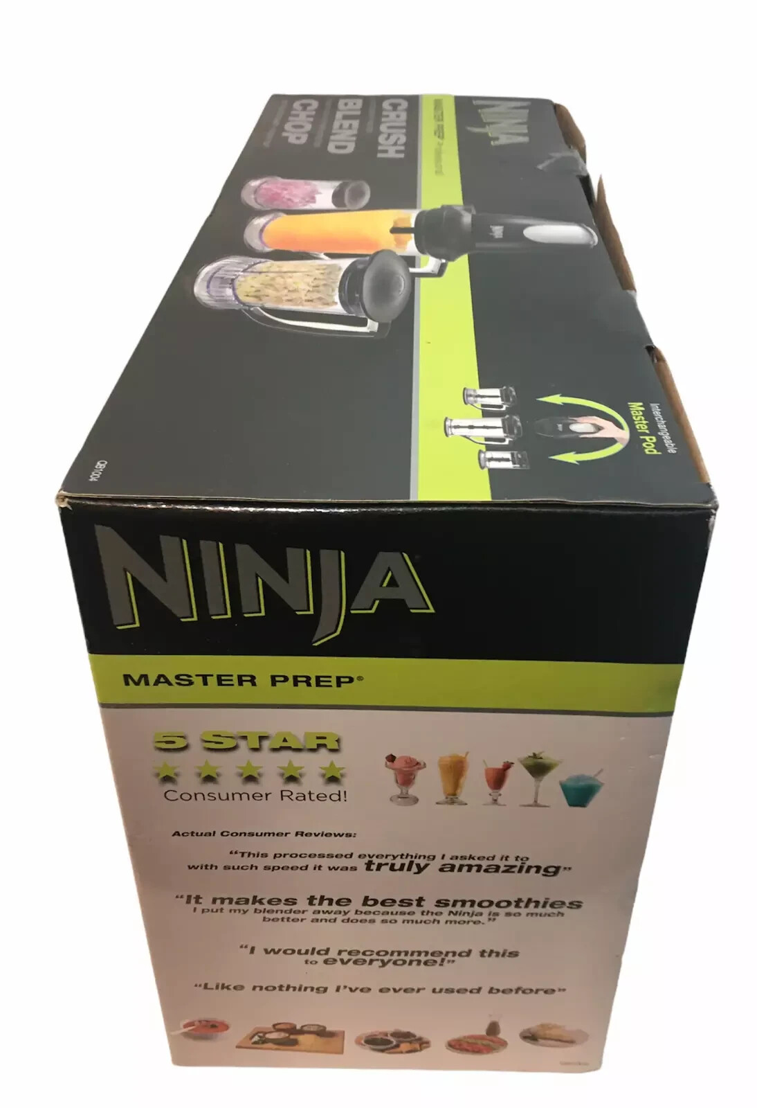NEW Ninja Master Prep Professional Blender Food Processor w/ 16 Oz 40 Oz & 48 Oz
