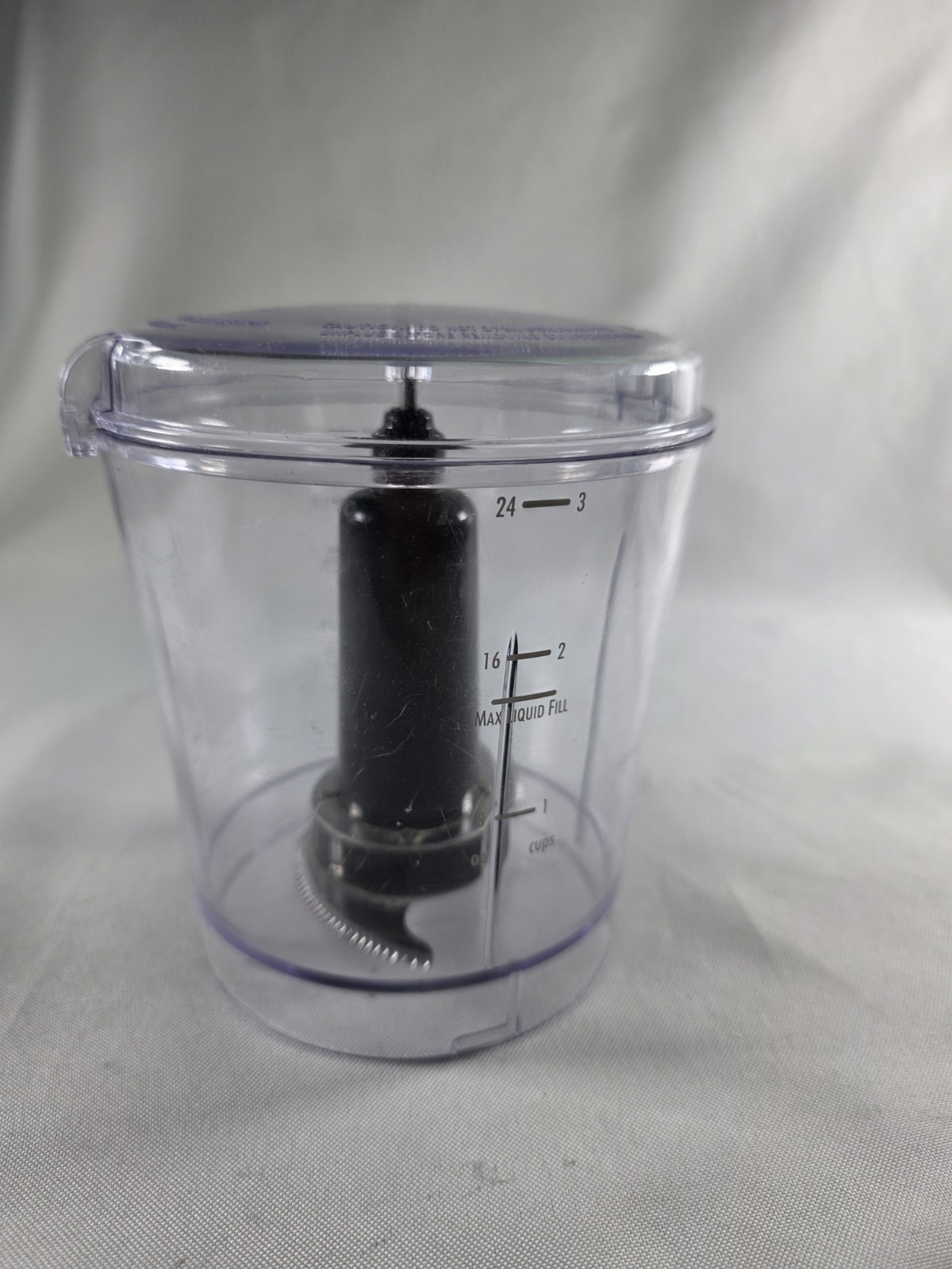 Proctor Silex 72507 Food Chopper REPLACEMENT Bowl, Lid, Blade Processor 1.5 Cup