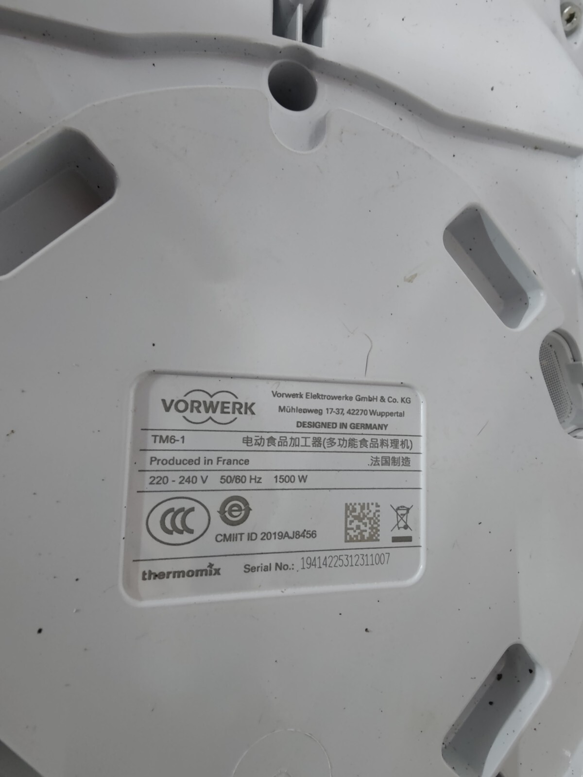 Thermomix TM6-1 all-in-one cooking machine