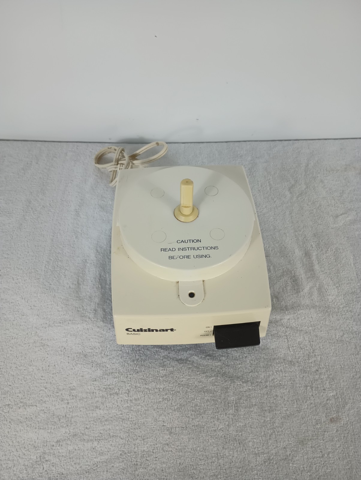 Cuisinart Basic Food Processor Replacement Beige Motor Base Unit TESTED WORKS