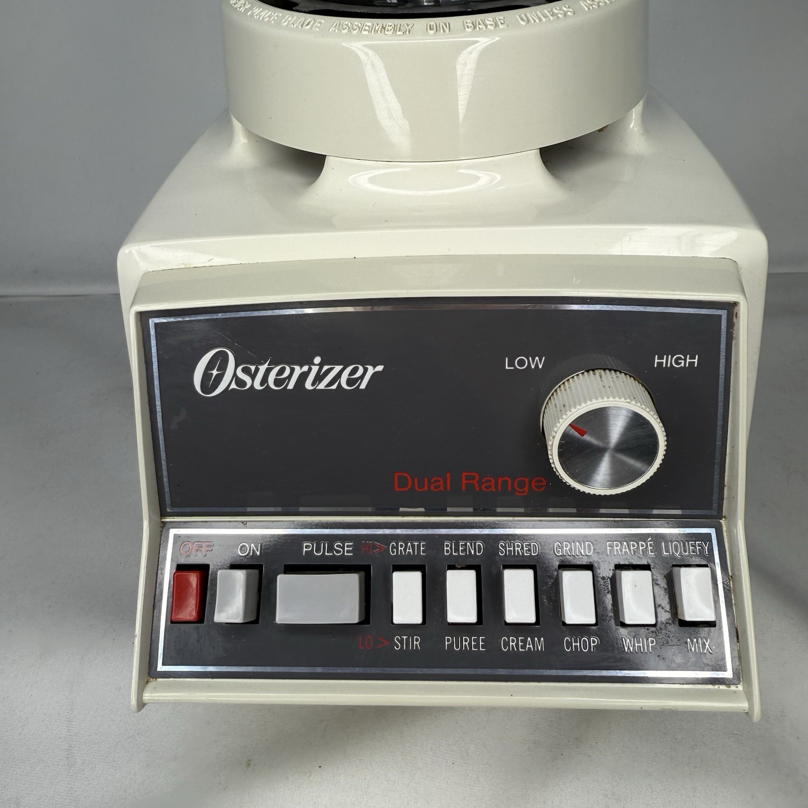 Vintage Osterizer Dual Range Pulse Matic 12 Blender 852-08A Pitcher 5 Cups