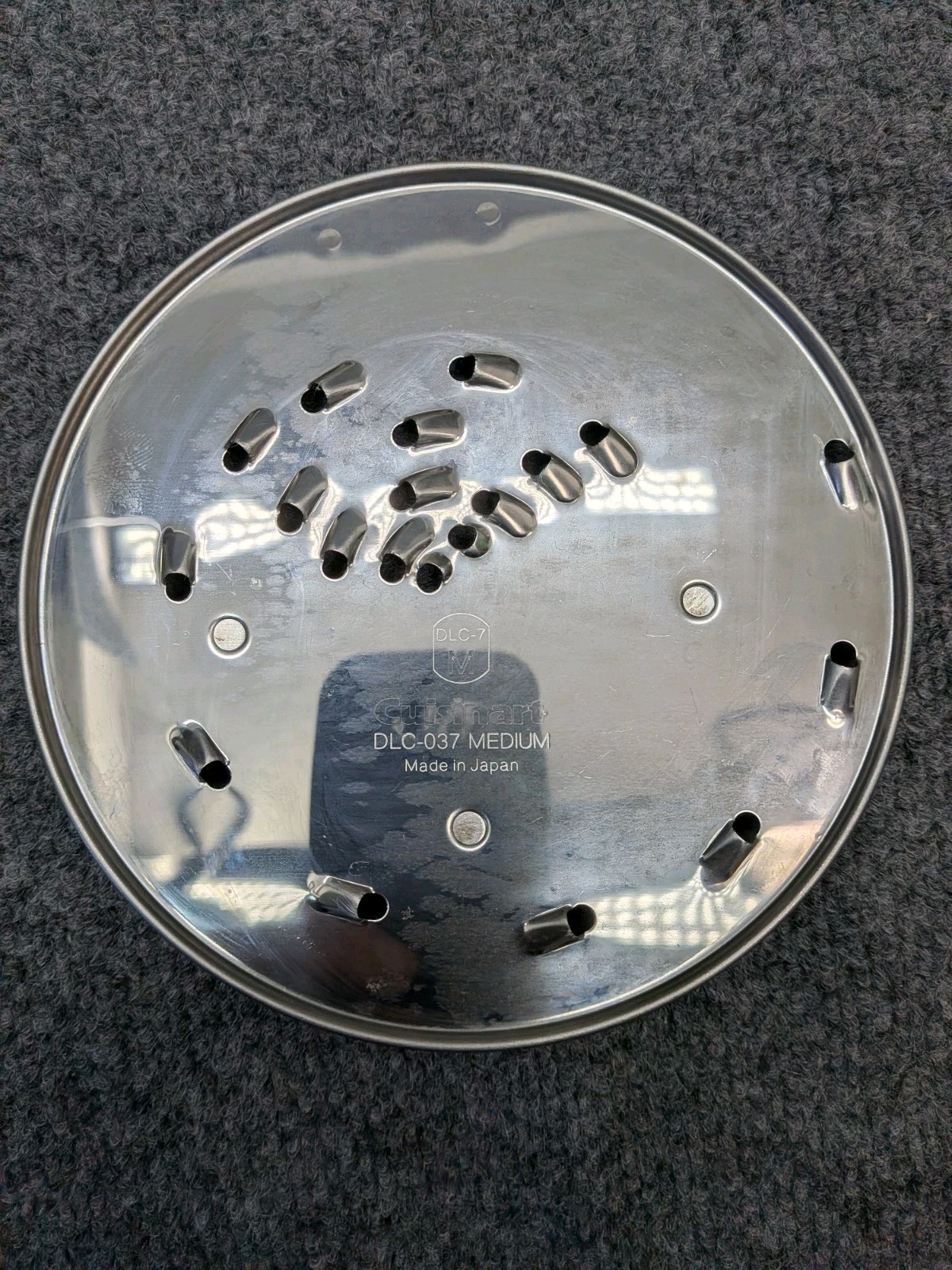 Cuisinart Food Processor Disc Set 7 Blades FS MS 2mm 4mm 8mm 3×3 6×6 w/ Holder