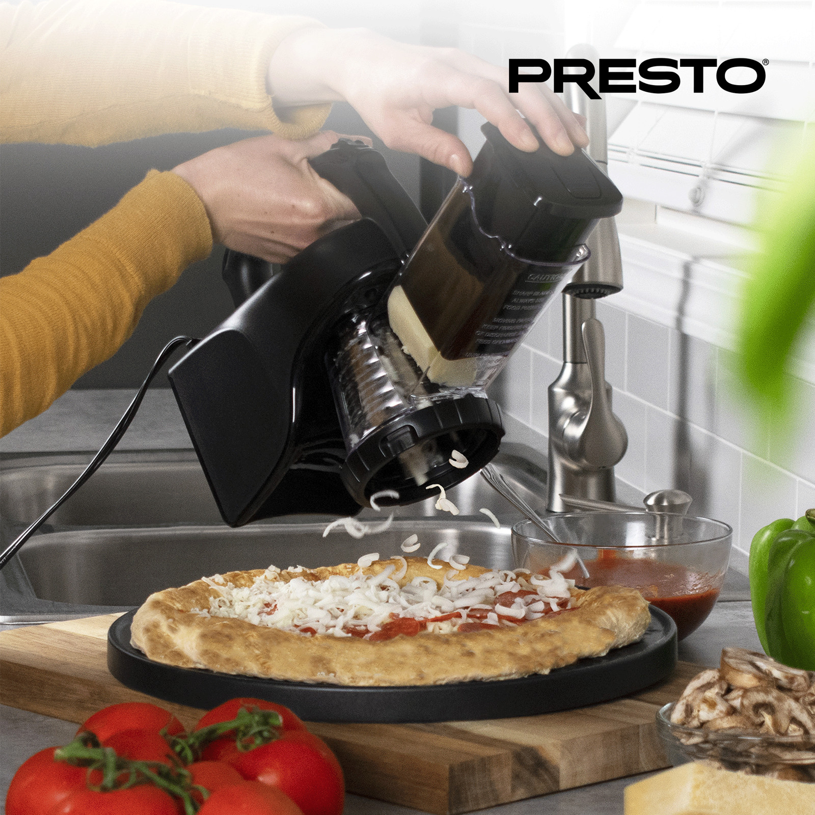 Presto Professional Electric Slicer, Shredder and Vegetable Grater (Open Box)