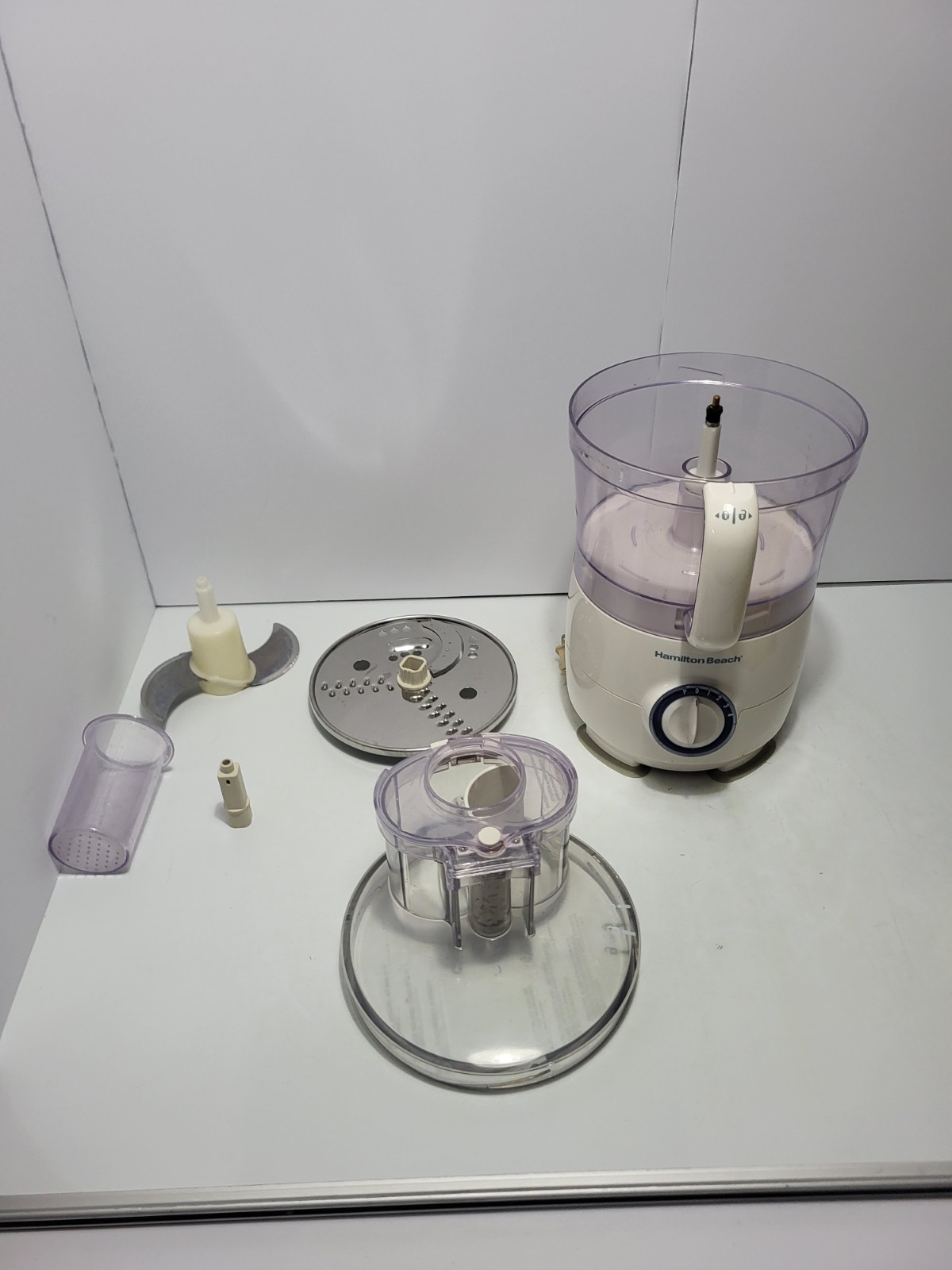 Hamilton Beach Food Processor 70590 FP11 120V Used Works Great Complete