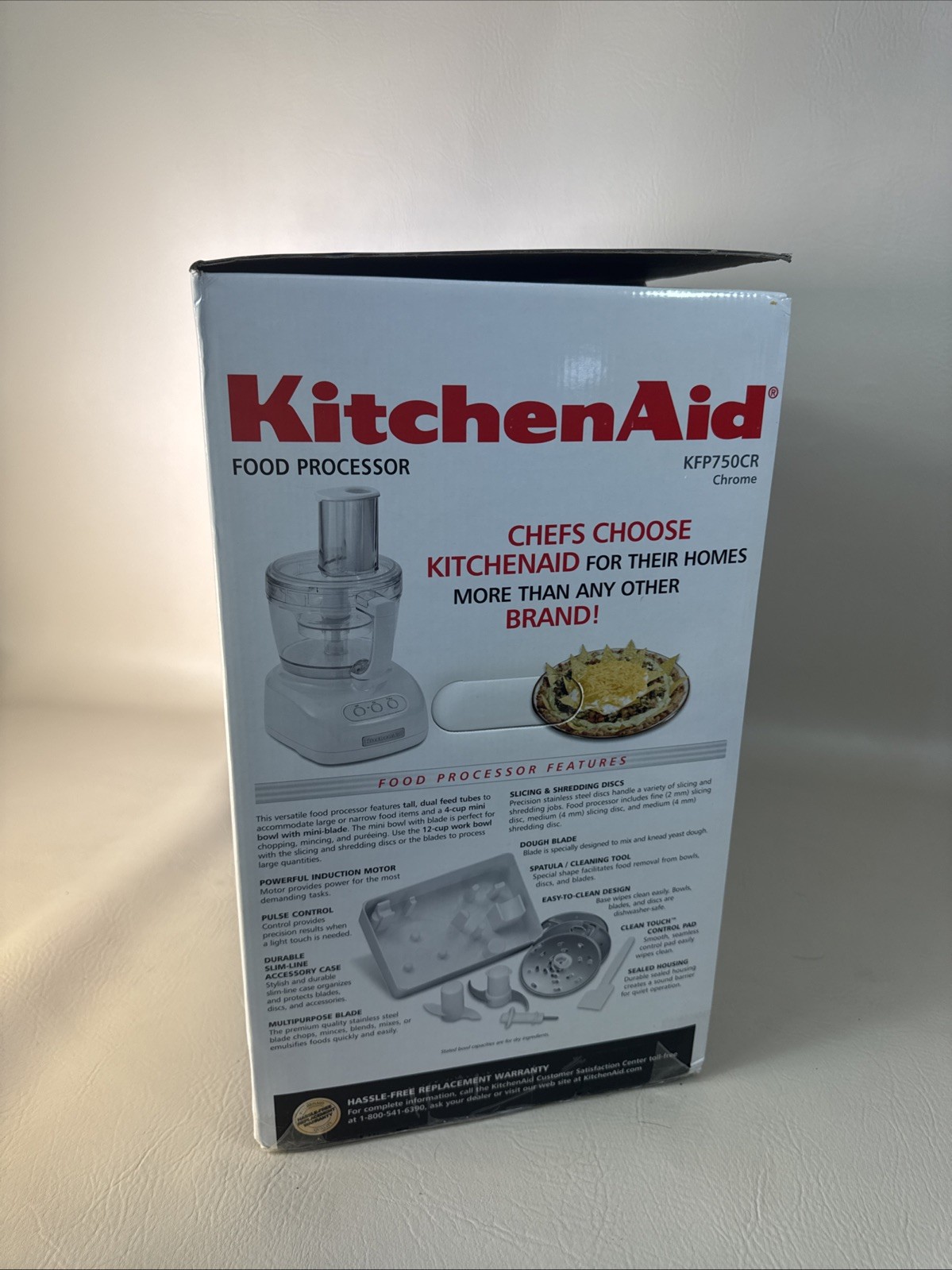 KitchenAid Food Processor KFP750CR Chrome