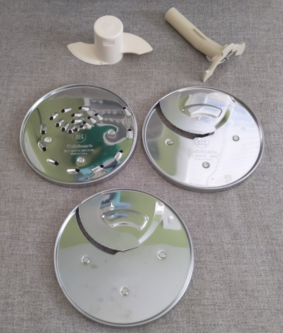 Cuisinart DLC-8 DLC-10 Replacement Parts Blades Slicing Discs Stem Dough Blade