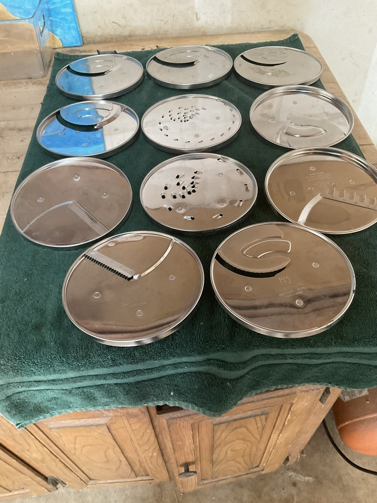 Lot of 11 Cuisinart Food Processor Replacement Parts Blades Discs