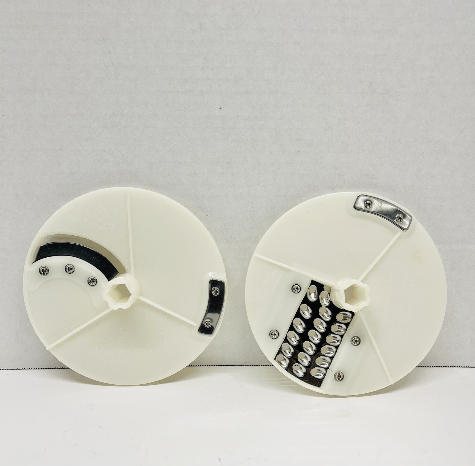 2pc Lot Cuisinart Little Pro Plus Food Processor Discs DLC-514 DLC-522 Disks 2mm