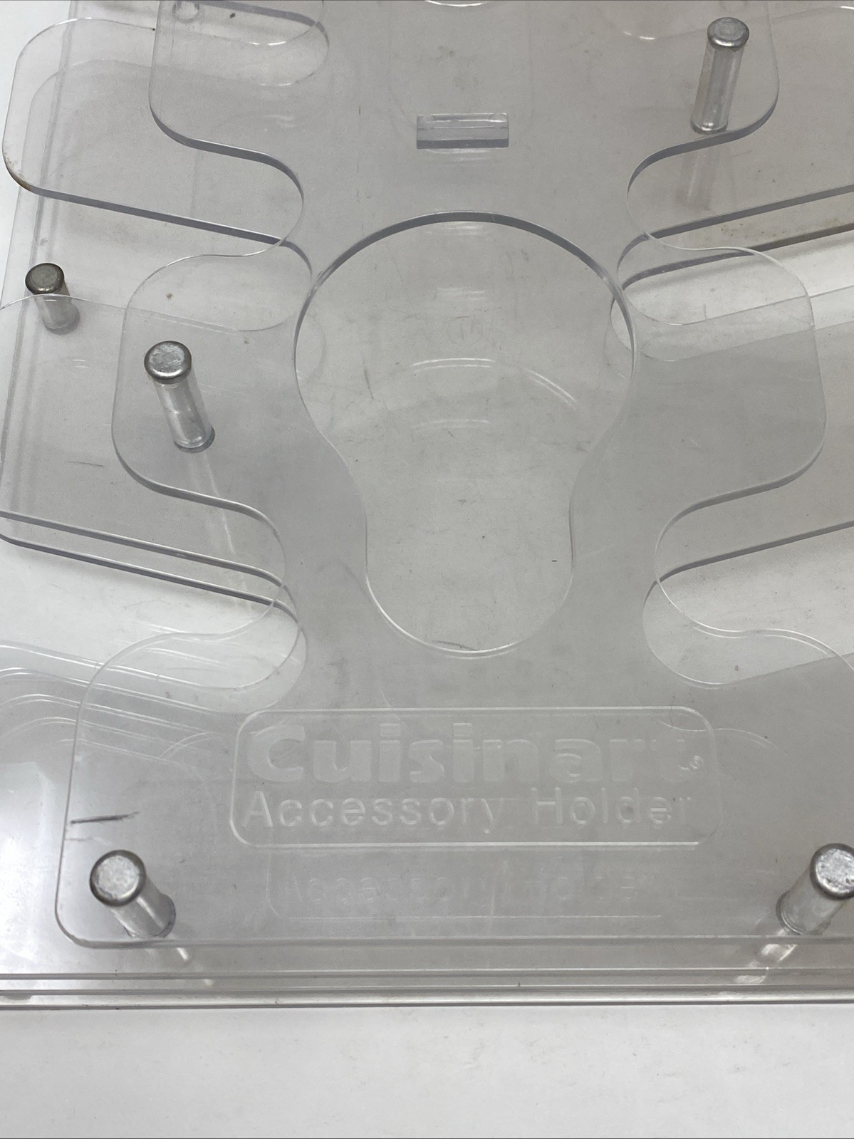 VTG Cuisinart DLC-7 Food Processor Wall Mounted Acrylic Accessory Holder DLC-078