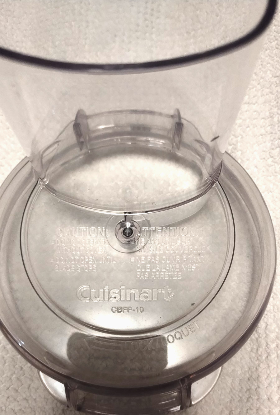 Cuisinart AFP-7 Smart Power Duet Food Processor Used Replacement Parts Black