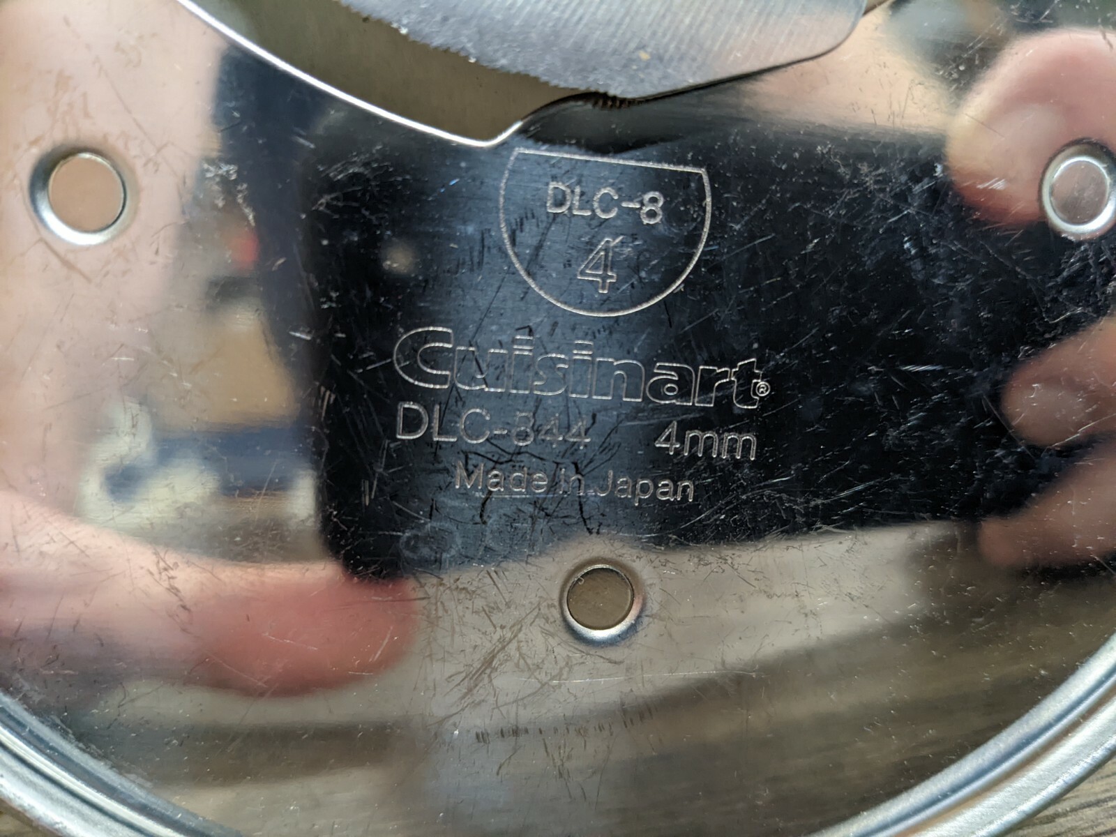Cuisinart Food Processor Slicing Disc Blade DLC-844 4mm for Pro Custom 11 DLC-8