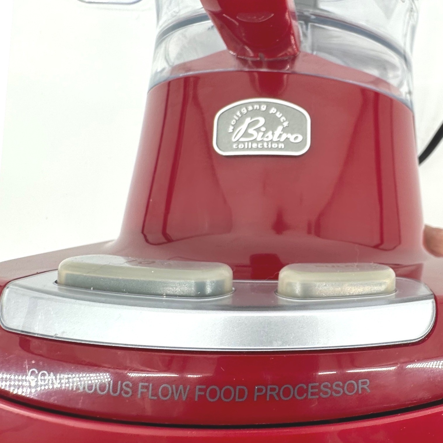 Wolfgang Puck Food Processor Bistro Collection 2.5 Cup Red Tested