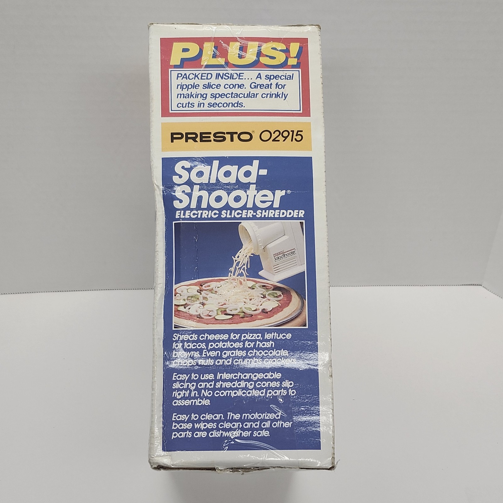 Vintage Presto Professional Salad Shooter Plus Slicer Shredder 1994 New In Box