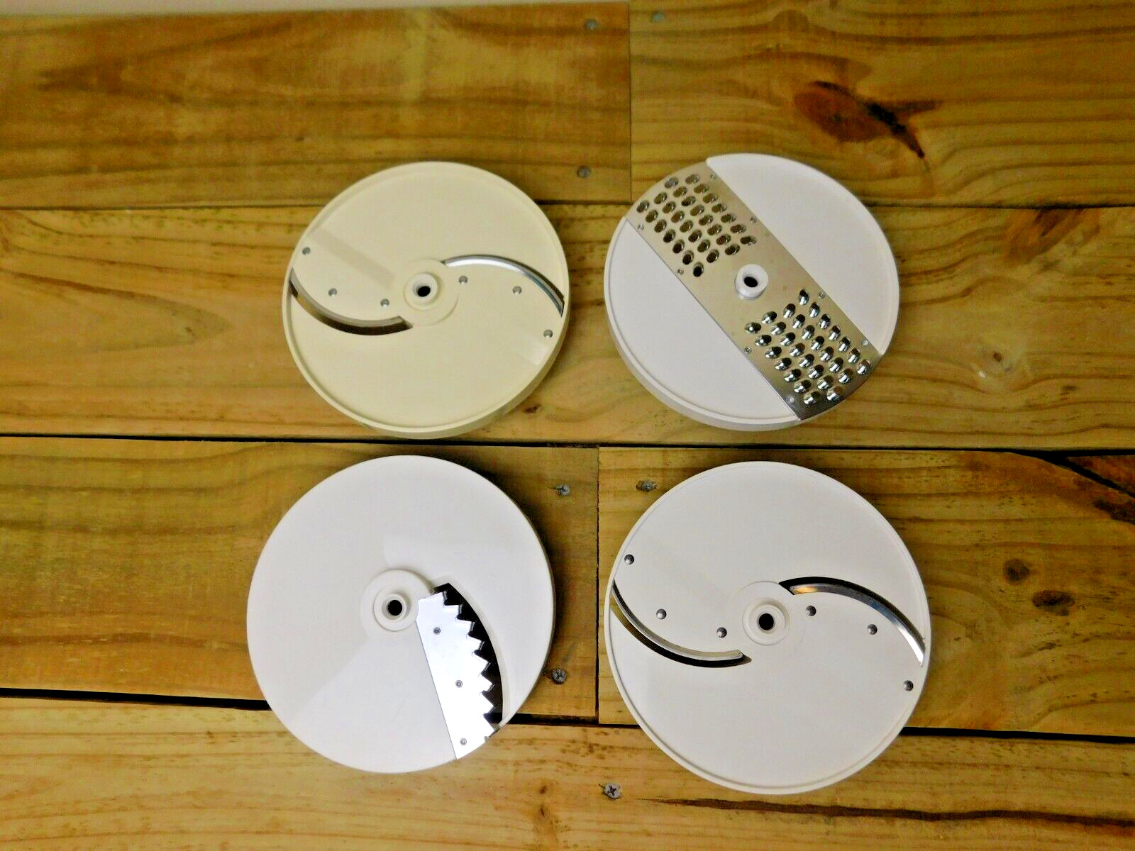 4 Oster Regency Kitchen Center Food Processor Slicing Shredding Cut Disc Blades