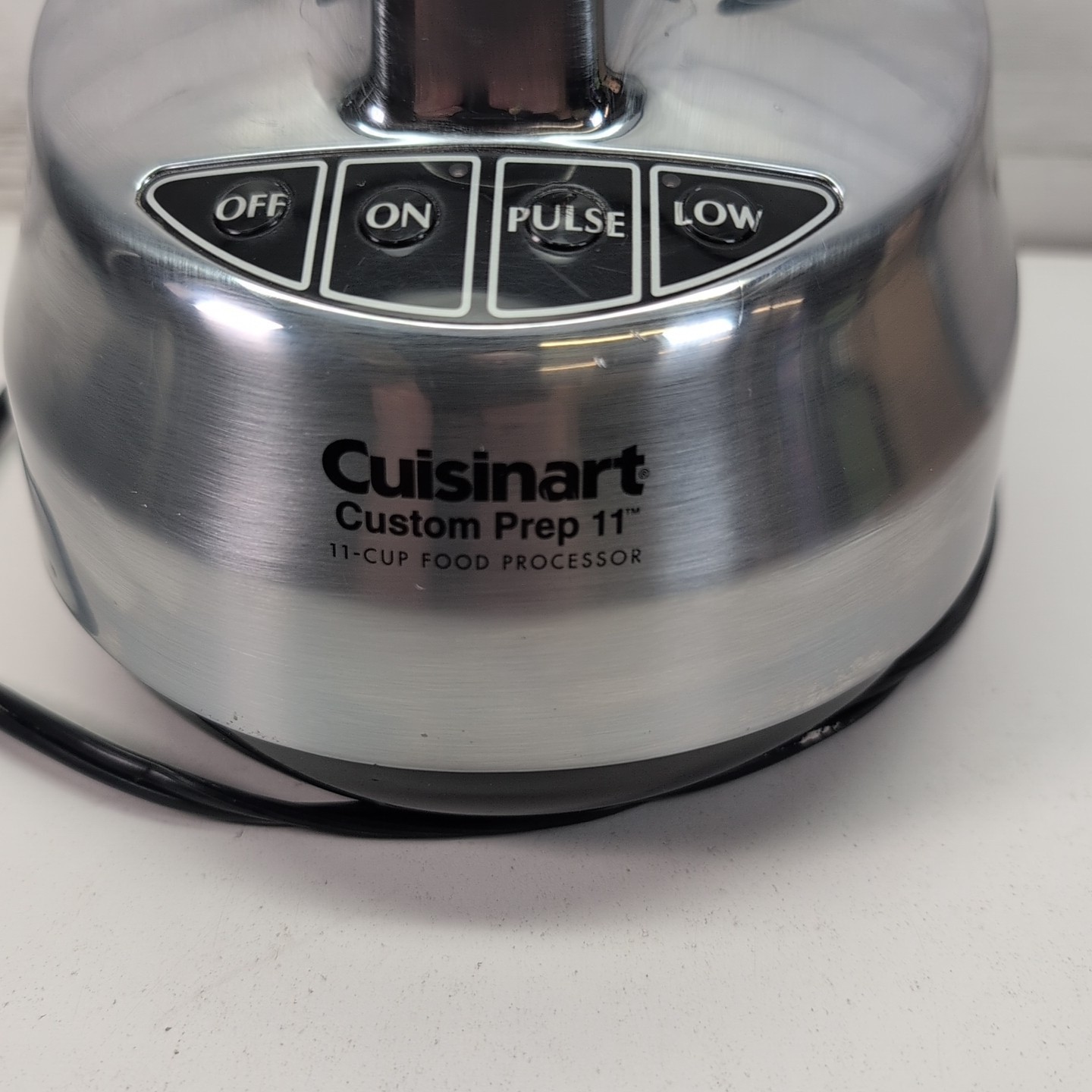 Cuisinart DLC-2011 Prep 11 Food Processor Motor Base Chrome OEM Tested