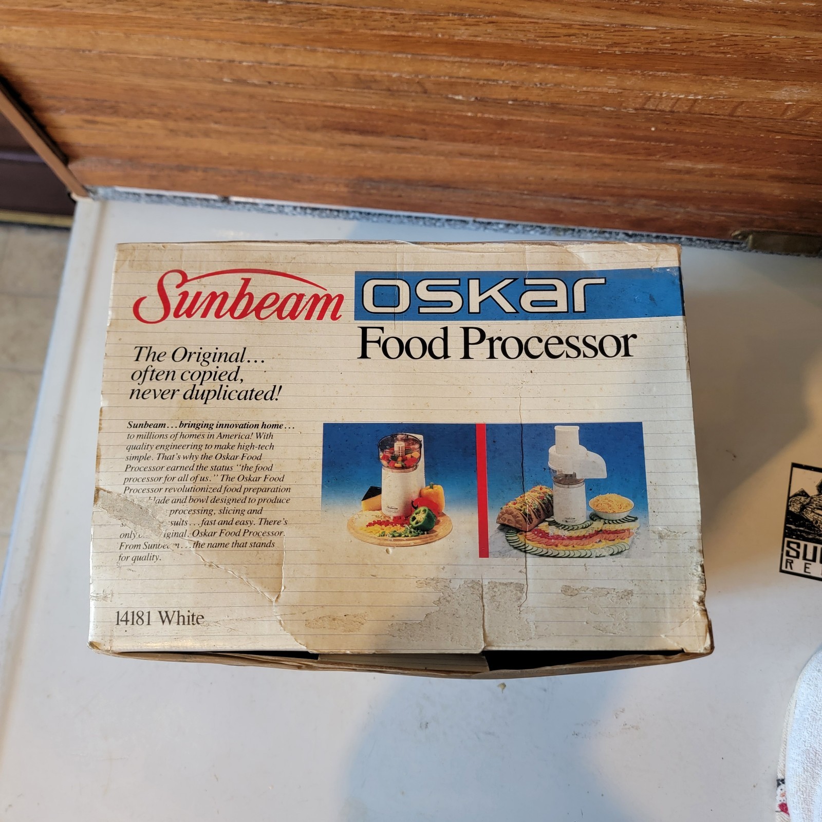 Vintage Sunbeam Oskar Food Processor 14081 Complete With Accessories Works 1986