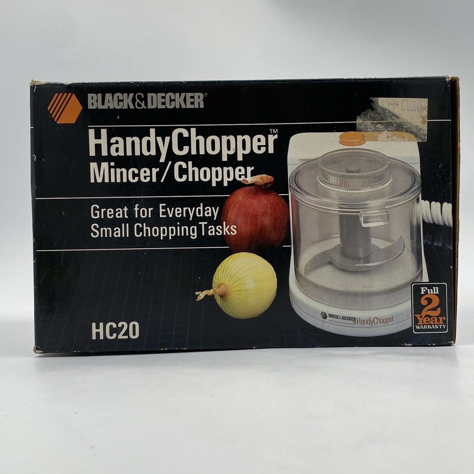 Black & Decker Handy Chopper Mincer HC20 Small Mini Food Processor 1987 VTG NEW